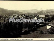 Vista general de seo de urgel (lleida) viniendo de puigcerdá