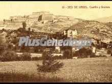 Castillo y glorieta de seo de urgel (lleida)