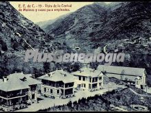 Vista de la central de molinos (lleida) y casas para empleados