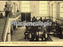 Sala de máquinas de la central de molinos (lleida)