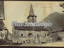 La iglesia de bossots en el valle de arán en bossots (lleida)