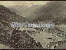 Vista de los pirineos en el valle de arán en bossots (lleida)