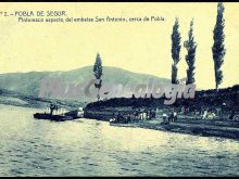 Pintoresco aspecto del embalse san antonio, ceca de pobla de segur (lleida)