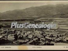 Vista general en blanco y negro de alp de cedaña (girona)