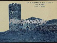 Torre del sastre de rosas a cadaqués de rosas (girona)