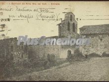 Entrada al santuari de nuestra señora del coll en osor (girona)