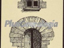 Portal i finestra gótica de can canals de tossa de mar (girona)