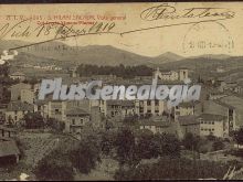 Vista general de sant hilari sacalm (girona)