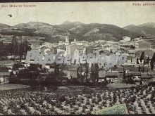 Vista general de sant hilari sacalm (girona)