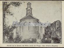 ábside de la ermita del niño jesús de praga de sant hilari sacalm (girona)