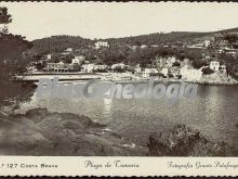 Vista parcial de la playa de tamariu (girona)