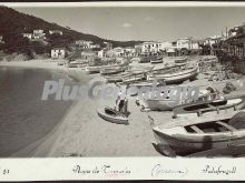 Embarcadero de la playa de tamariu (girona)