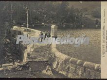 Presa del estanque en santa fe del montseny (girona)