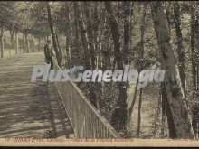 Paseo de la fábrica recolons en ribes (girona)