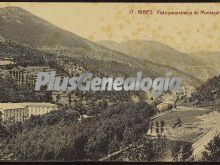 Vista panorámica de montagut en ribes (girona)