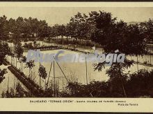 Pista de tenis del balneario termas de orión de sant pere de roda (girona)