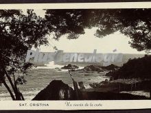 Un rincón de la costa en santa cristina (girona)