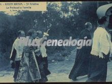 La pofessó a l´ermita en santa cristina (girona)