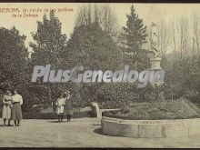 Un rincón de los jardines de la dehesa de girona