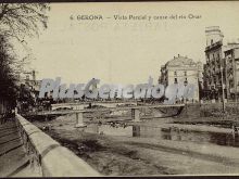 Vista parcial y cauce del río onar de girona