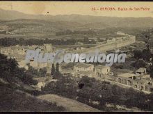 Vista aerea del barrio de san pedro de girona