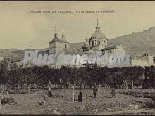 Vista desde la Herrería del Monasterio de El  Escorial (Madrid)