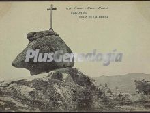 Cruz de la horca en el escorial (madrid)