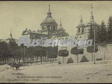 El monasterio de El Escorial desde Los Consumos (Madrid)