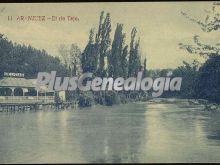 Río Tajo a su paso por Aranjuez (Madrid)