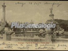 Fuente de Hércules y Palacio Real de Aranjuez (Madrid)