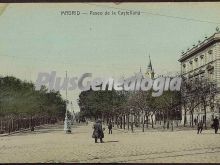 Paseo de la Castellana de Madrid (en color)