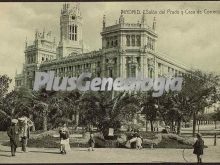 Salón del Prado y Casa de Correos de Madrid