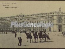 Banco de España de Madrid (blanco y negro)