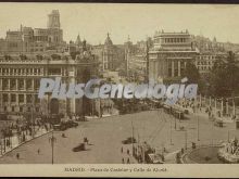 Plaza de Castelar y Calle de Alcalá en Madrid