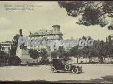 Paseo de la Castellana y Monumento a Castelar en Madrid