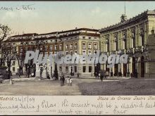 Plaza de Oriente. Teatro Real en Madrid