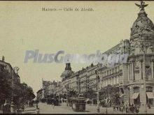 Calle de alcalá en madrid