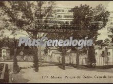 Casa de Fieras del Parque del Retiro en Madrid