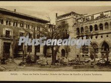 Plaza de emilio castelar, estado del banco de españa y casino de teruel