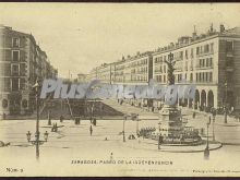 Paseo de la independencia de zaragoza