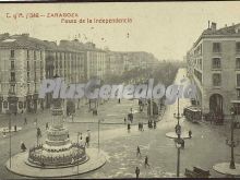 Paseo de la independencia de zaragoza