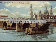 Puente de piedra y el pilar de zaragoza