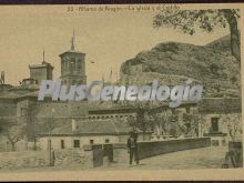 La iglesia y el castillo de alhama de aragón (zaragoza)