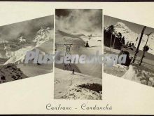 Composición de imágenes de canfranc (huesca)