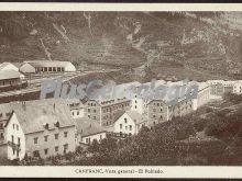 Vista general del poblado de canfranc (huesca)