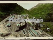 Vista general a color de canfranc (huesca)