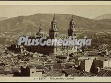 Vista parcial de jaén y la catedral