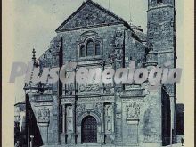 Fachada de la basílica de san salvador del siglo xvi en úbeda (jaén)