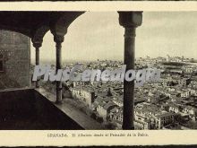 El albaicín desde el peinador de la reina en granada