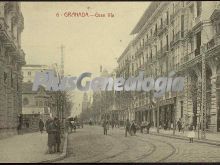 Gran vía de granada (blanco y negro)